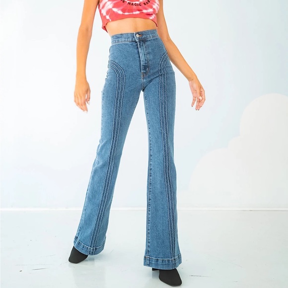 REVICE | Jeans | Revice Roller Girl Flare Jeans | Poshmark